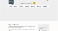 Desktop Screenshot of notsonacustica-tabiquemovil.com